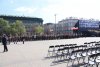 Plac Piłsudskiego przed rozpoczęciem uroczystości.
