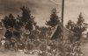 Drużyna harcerska przy SP nr 1 na obozie w Dużych Swornegaciach. 1938 r.