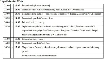 Program niedziela