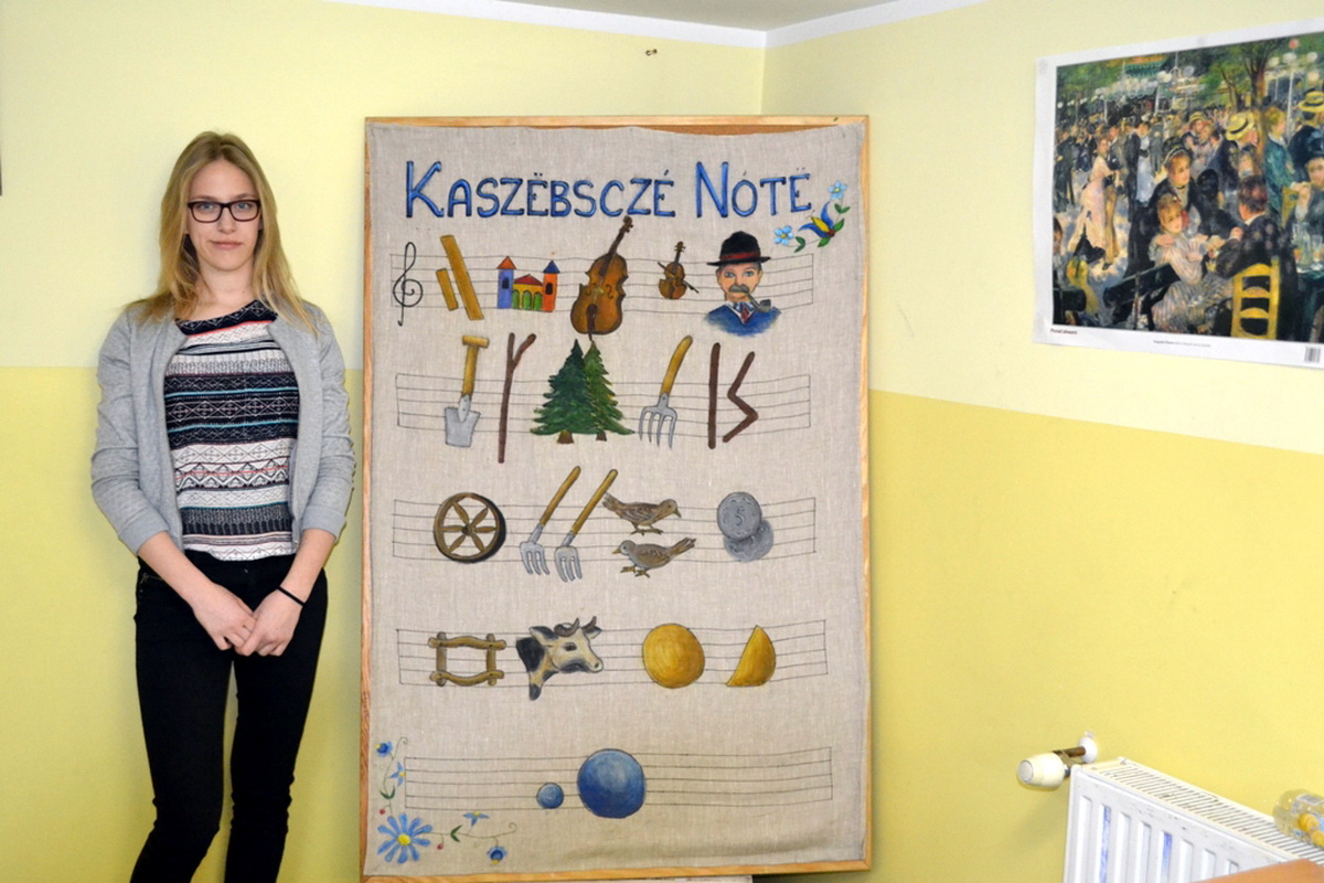 Ewelina Gostomczyk zobywczyni czołowych w wojewodztwie miejsc w konkurasach plastycznych uczennica kl. IIIg.