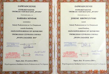 dyplomy wyspy