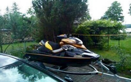 Skradziony skuter. Skradziony skuter.