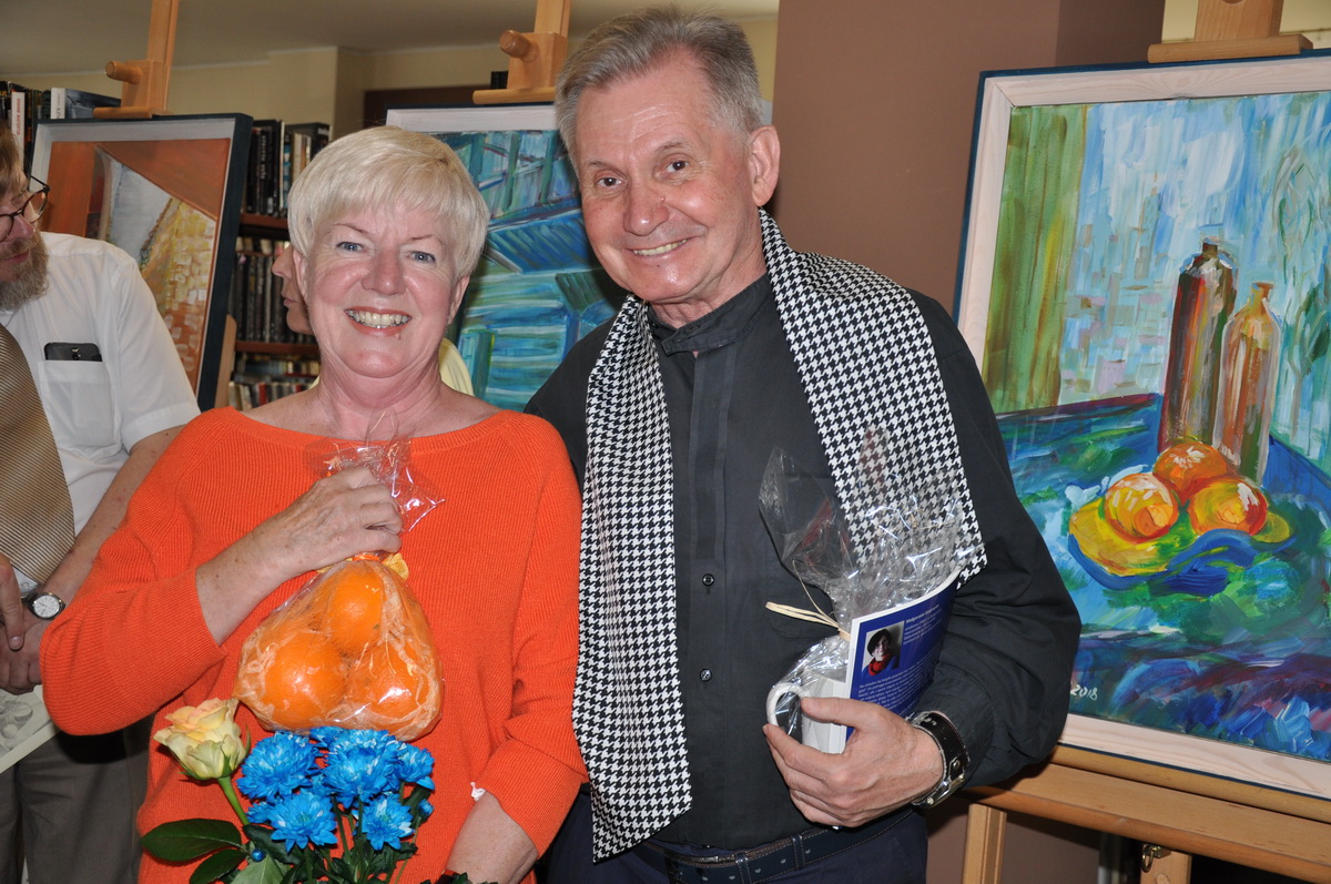 Z Kazimierzem Rinkiem, tucholskim poetą i kolegą ze szkoły