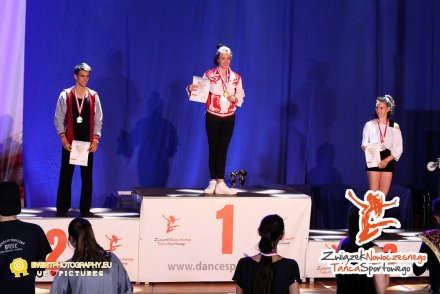 Natalia Rudnik na podium. Natalia Rudnik na podium.