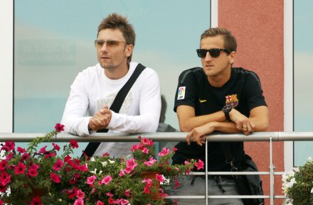 S. Pach (z lewej) na_meczu.jpg